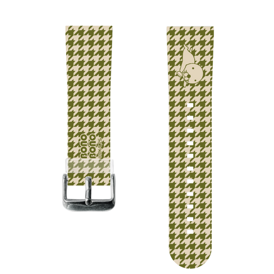 スマートウォッチクリアバンド［ ぼのぼの - ワントーン - カーキ ］