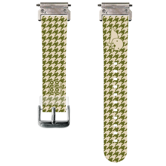 スマートウォッチクリアバンド［ ぼのぼの - ワントーン - カーキ ］