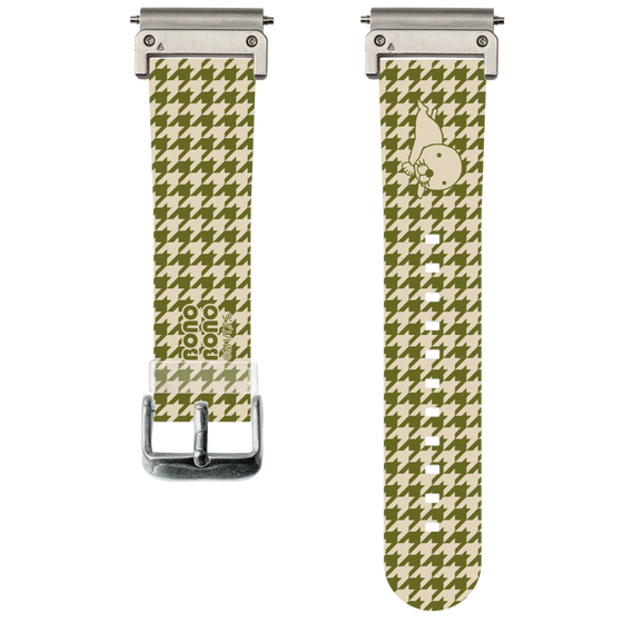 スマートウォッチクリアバンド［ ぼのぼの - ワントーン - カーキ ］