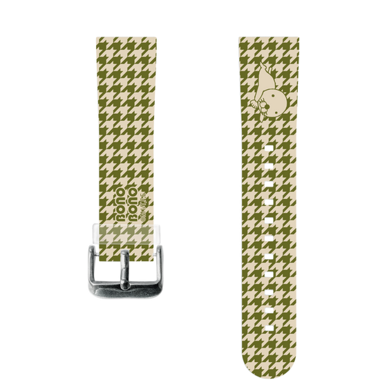 スマートウォッチクリアバンド［ ぼのぼの - ワントーン - カーキ ］