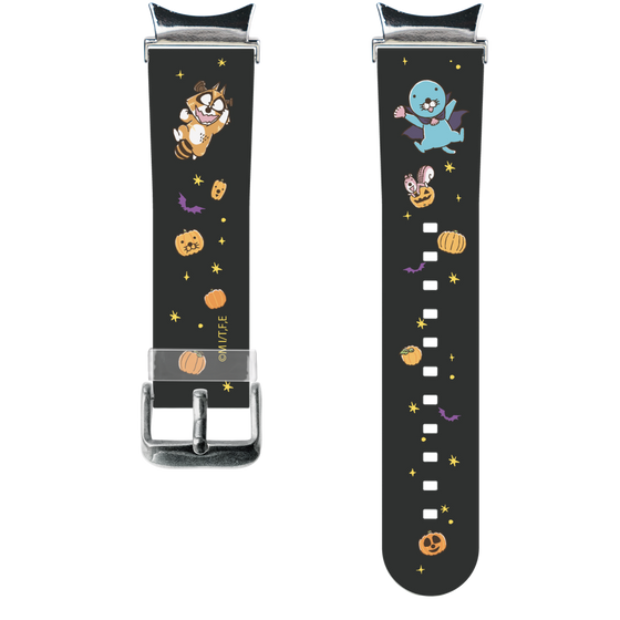 スマートウォッチクリアバンド［ ぼのぼの - ハロウィン集合 - ブラック ］
