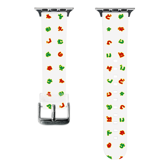 スマートウォッチクリアバンド［ カルビー - じゃがりこフォント ］