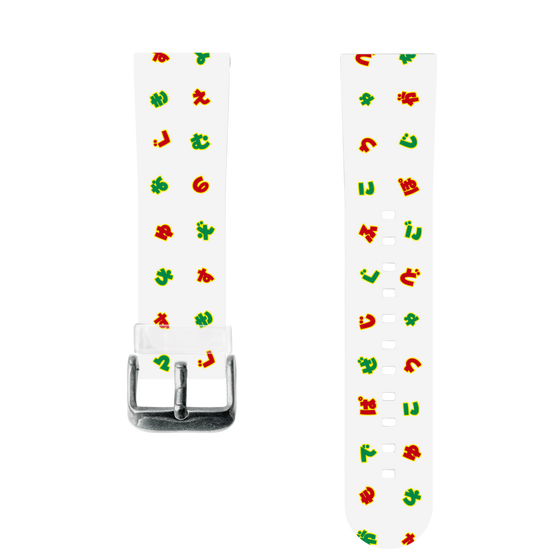 スマートウォッチクリアバンド［ カルビー - じゃがりこフォント ］