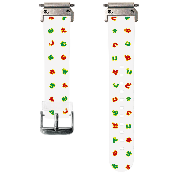 スマートウォッチクリアバンド［ カルビー - じゃがりこフォント ］