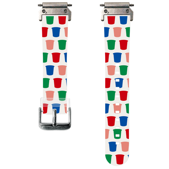 スマートウォッチクリアバンド［ カルビー - じゃがりこパッケージ - シルエット ］