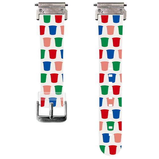 スマートウォッチクリアバンド［ カルビー - じゃがりこパッケージ - シルエット ］