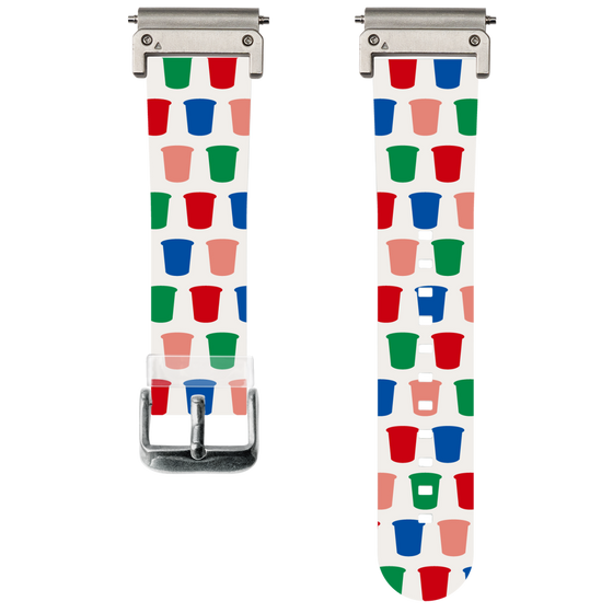 スマートウォッチクリアバンド［ カルビー - じゃがりこパッケージ - シルエット ］