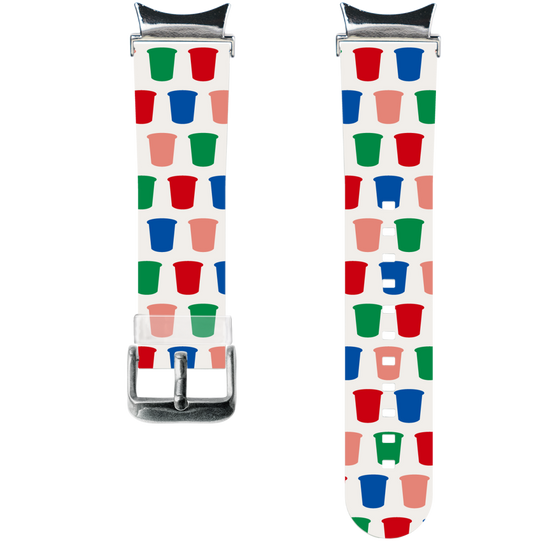 スマートウォッチクリアバンド［ カルビー - じゃがりこパッケージ - シルエット ］