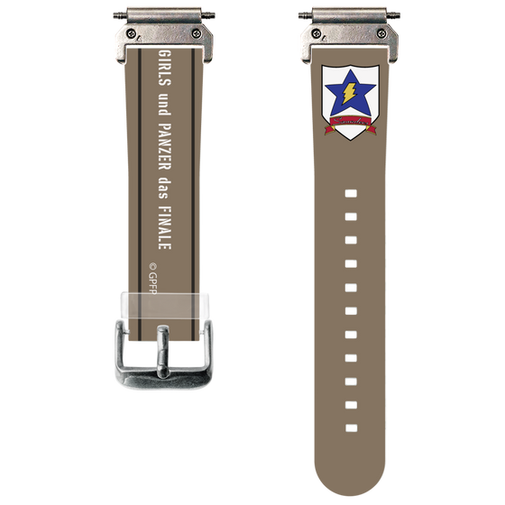 スマートウォッチクリアバンド［ ガールズ＆パンツァー - サンダース大学付属高校 ］