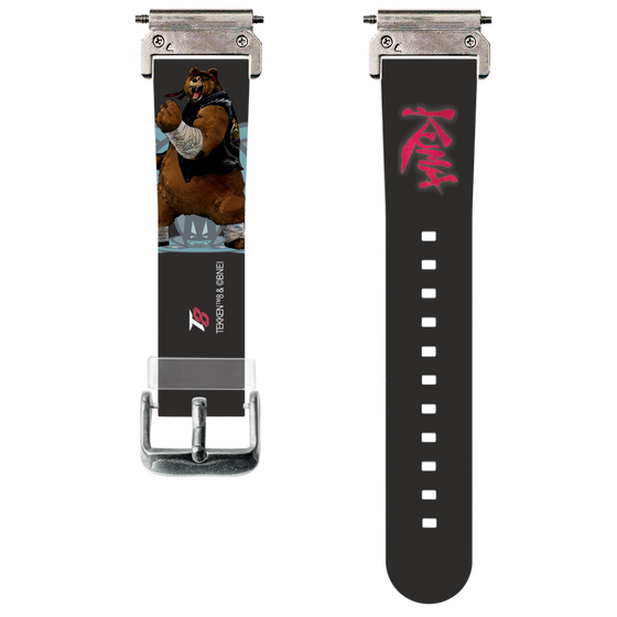 スマートウォッチクリアバンド［ 鉄拳 - クマ ］