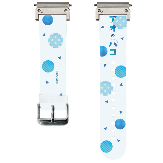 スマートウォッチクリアバンド［ アオのハコ - ロゴ ］