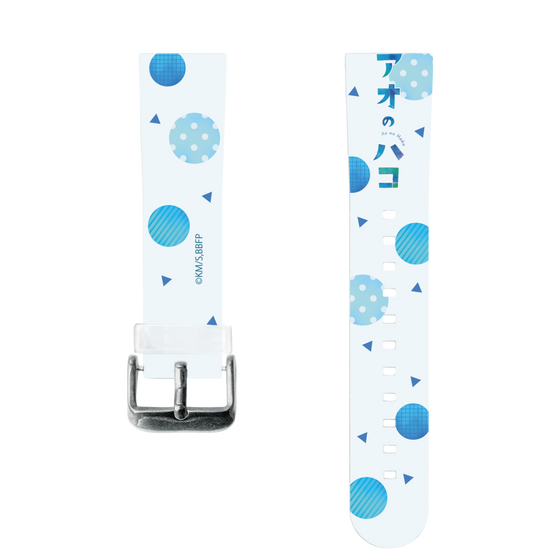 スマートウォッチクリアバンド［ アオのハコ - ロゴ ］