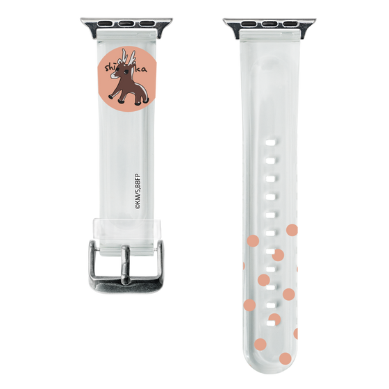 スマートウォッチクリアバンド［ アオのハコ -千夏画伯の鹿 ］