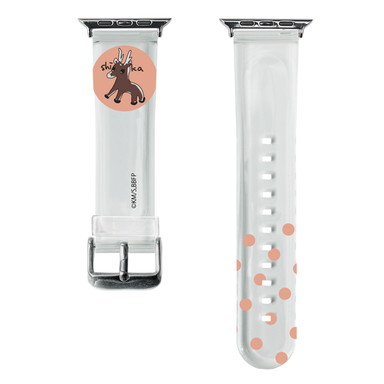 スマートウォッチクリアバンド［ アオのハコ -千夏画伯の鹿 ］
