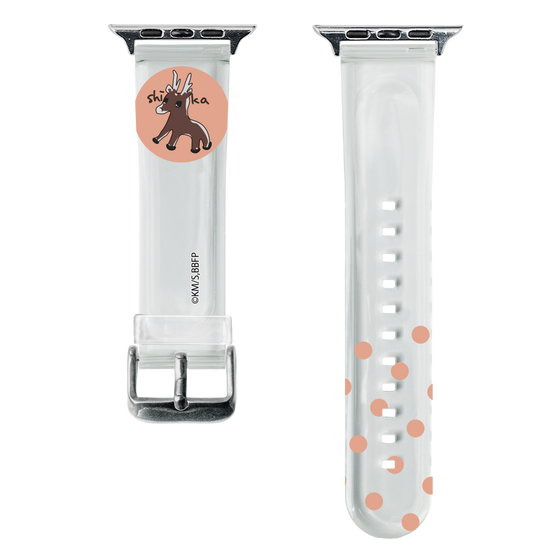 スマートウォッチクリアバンド［ アオのハコ -千夏画伯の鹿 ］