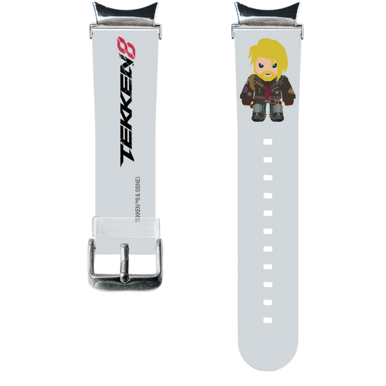 スマートウォッチクリアバンド［ 鉄拳 - ちびキャラ - ポール・フェニックス ］