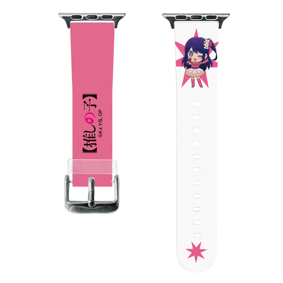 スマートウォッチクリアバンド［ 【推しの子】 - アイ - ミニキャラ ］