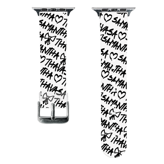 スマートウォッチクリアバンド［ Samantha Thavasa - スクリッタ - ホワイト ］