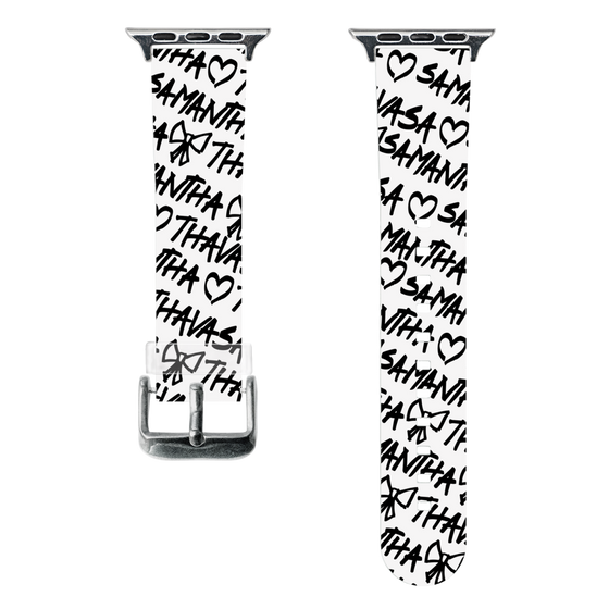 スマートウォッチクリアバンド［ Samantha Thavasa - スクリッタ - ホワイト ］