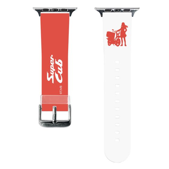 スマートウォッチクリアバンド［ TVアニメ「スーパーカブ」 - シルエット - 礼子 ］