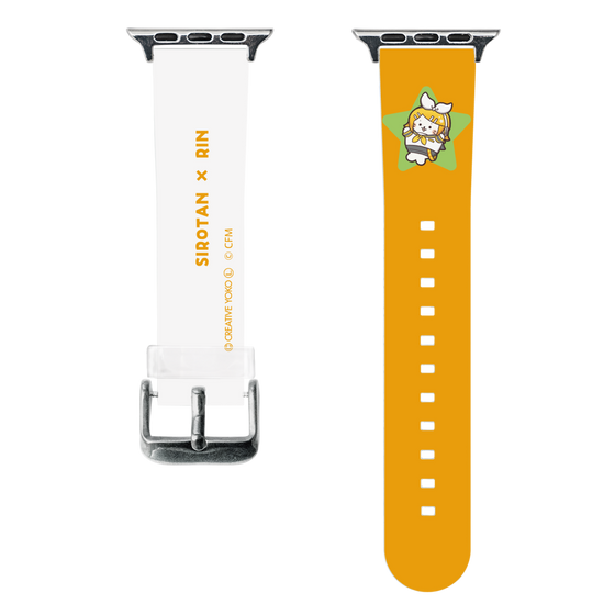 スマートウォッチクリアバンド［ しろたん×初音ミク - 鏡音リン - しろたん変身 ］