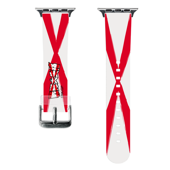 スマートウォッチクリアバンド［ 戦隊大失格 - ロゴ - ホワイト ］