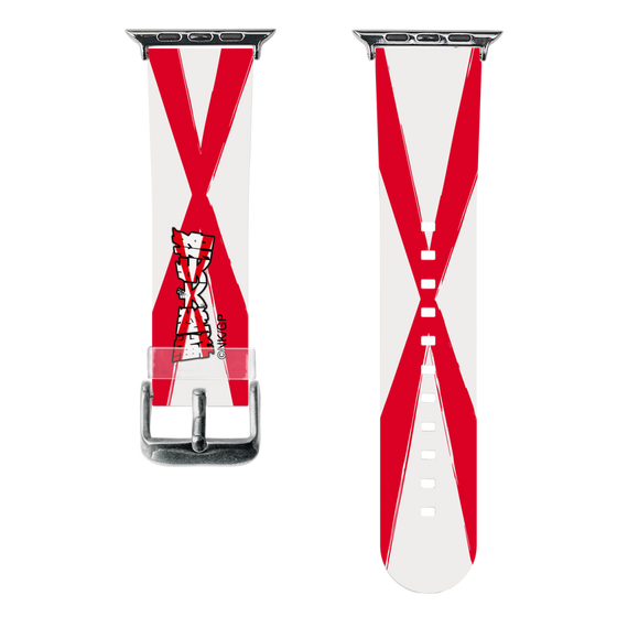 スマートウォッチクリアバンド［ 戦隊大失格 - ロゴ - ホワイト ］