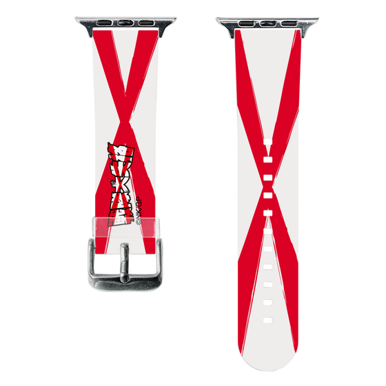 スマートウォッチクリアバンド［ 戦隊大失格 - ロゴ - ホワイト ］