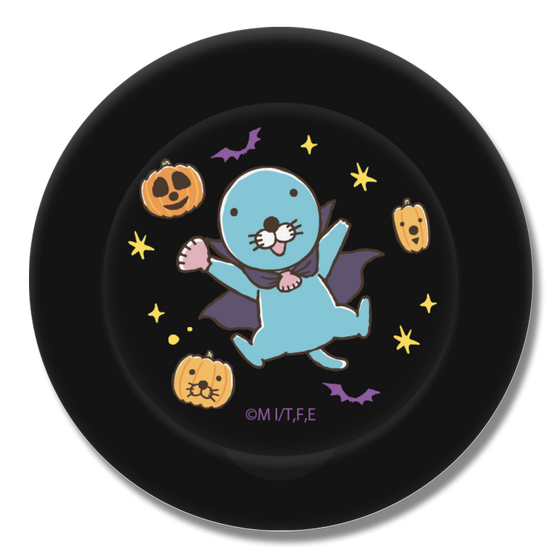 スマートグリップスタンド [ Black ]［ ぼのぼの - ハロウィン - ぼのぼの ］