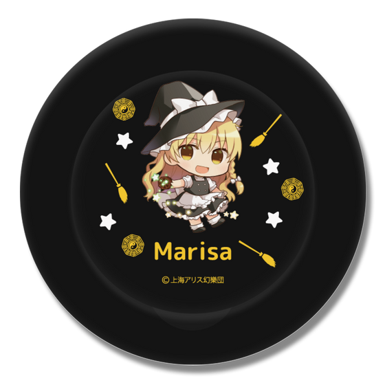 スマートグリップスタンド [ Black ]［ 東方プロジェクト - SDキャラ - 霧雨魔理沙 ］