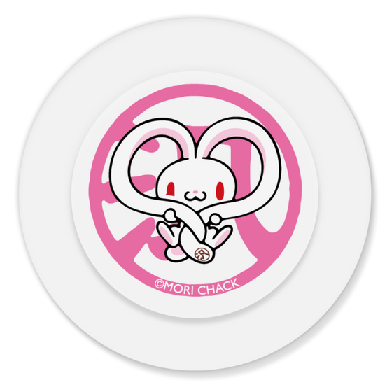 スマートグリップスタンド [ White ]［ 汎用うさぎ - ワンポイント ］