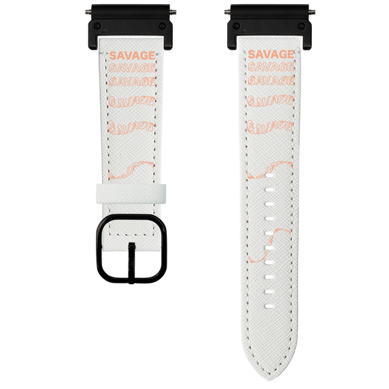 スマートウォッチレザーバンド［ SAVAGE Orange ］