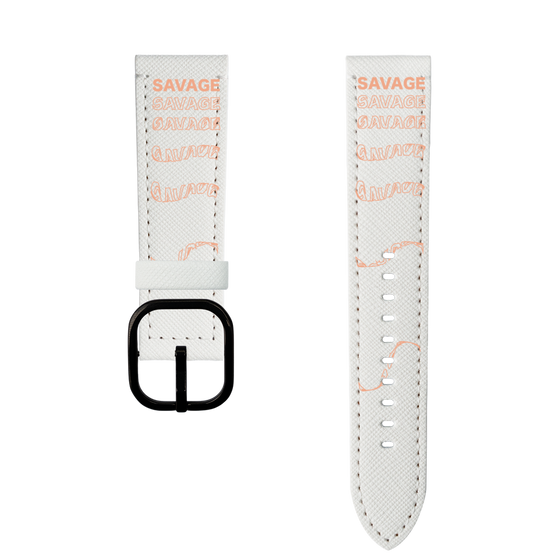 スマートウォッチレザーバンド［ SAVAGE Orange ］