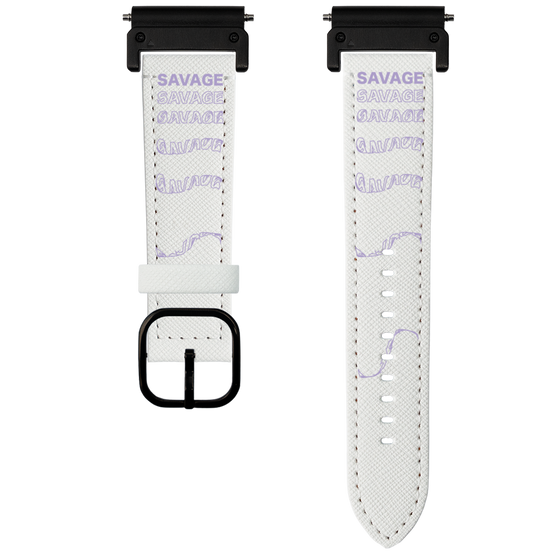 スマートウォッチレザーバンド［ SAVAGE Purple ］