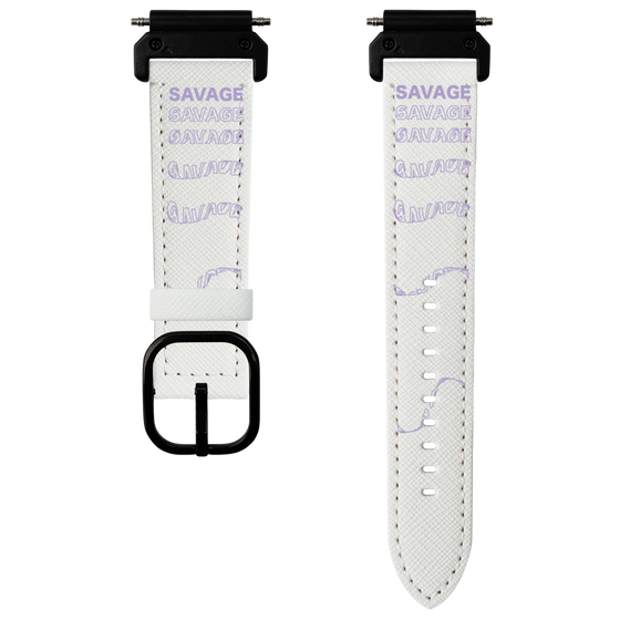 スマートウォッチレザーバンド［ SAVAGE Purple ］