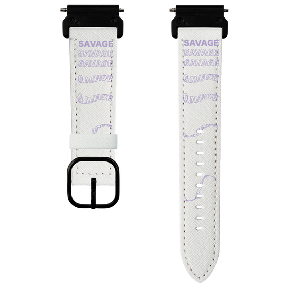 スマートウォッチレザーバンド［ SAVAGE Purple ］