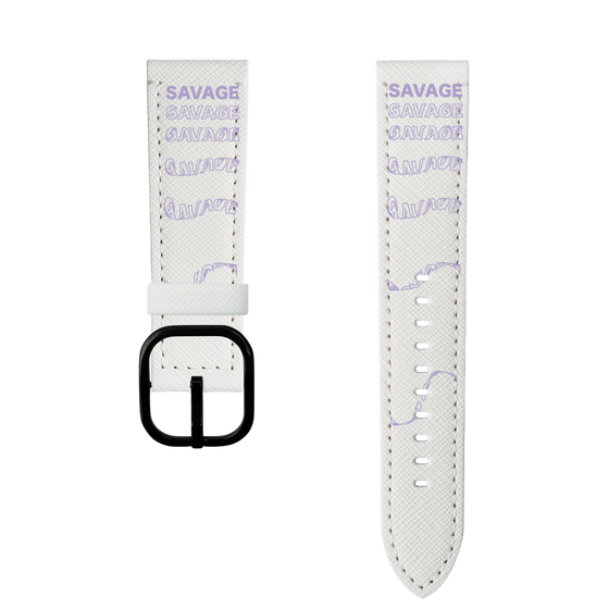 スマートウォッチレザーバンド［ SAVAGE Purple ］