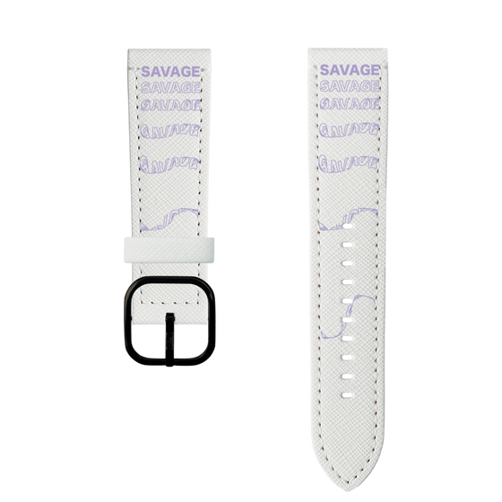 スマートウォッチレザーバンド［ SAVAGE Purple ］