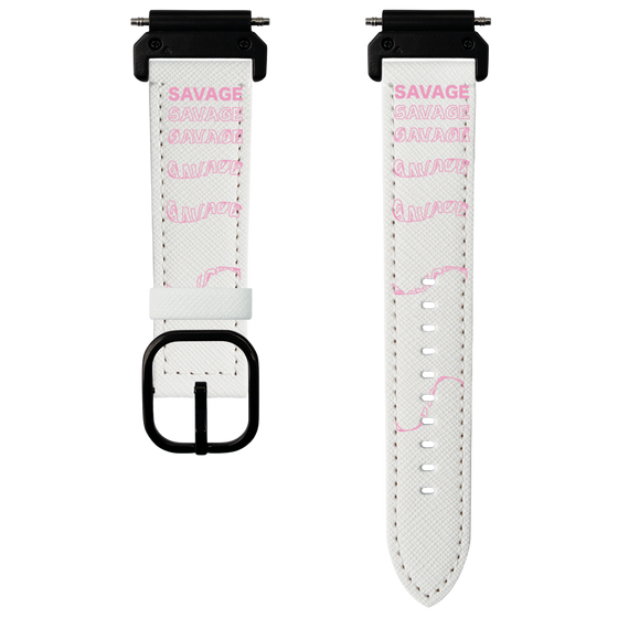スマートウォッチレザーバンド［ SAVAGE Pink ］