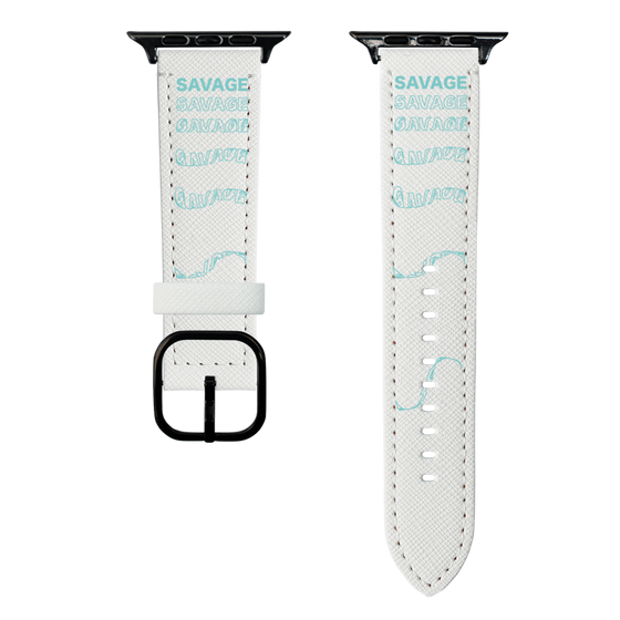 スマートウォッチレザーバンド［ SAVAGE Blue ］