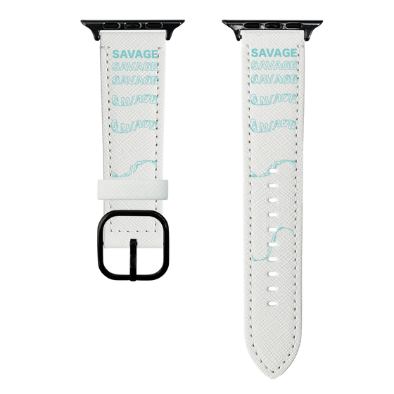 スマートウォッチレザーバンド［ SAVAGE Blue ］