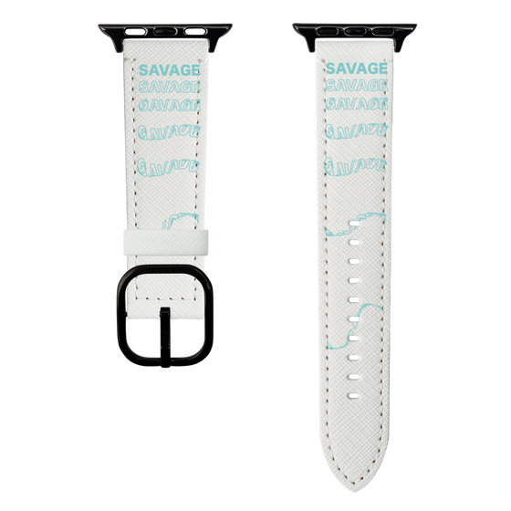 スマートウォッチレザーバンド［ SAVAGE Blue ］