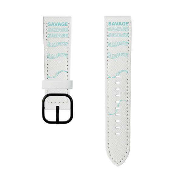 スマートウォッチレザーバンド［ SAVAGE Blue ］