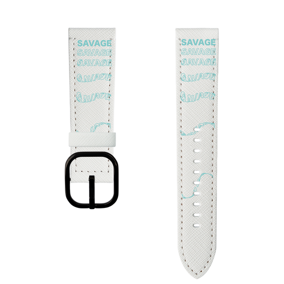 スマートウォッチレザーバンド［ SAVAGE Blue ］