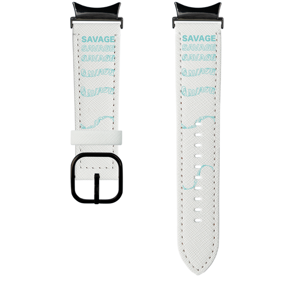 スマートウォッチレザーバンド［ SAVAGE Blue ］