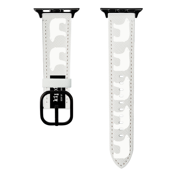 スマートウォッチレザーバンド［ kippis® - Jaakarhu - シロクマ ］