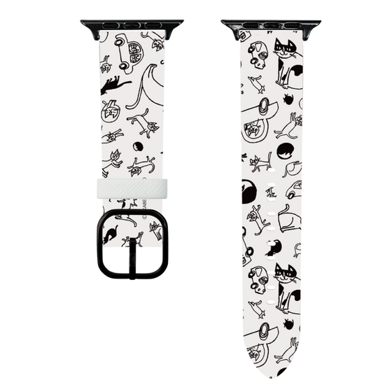 スマートウォッチレザーバンド［ おかべてつろう - おでかけ日和 ］