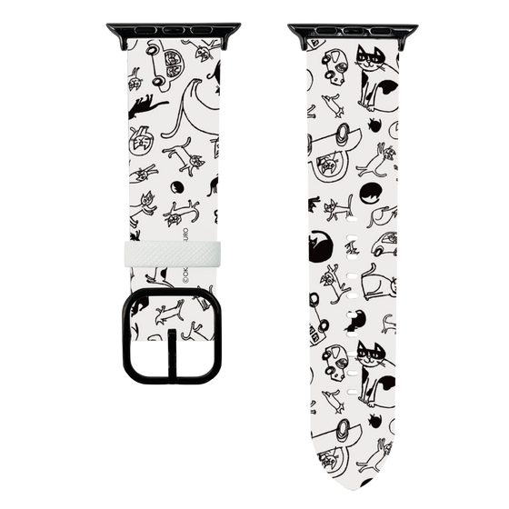 スマートウォッチレザーバンド［ おかべてつろう - おでかけ日和 ］