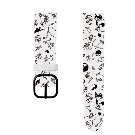 スマートウォッチレザーバンド［ おかべてつろう - おでかけ日和 ］