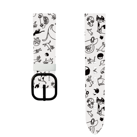 スマートウォッチレザーバンド［ おかべてつろう - おでかけ日和 ］